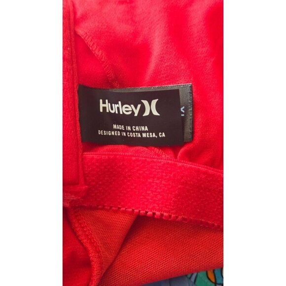 HURLEY SWIM ONE PIECE BATHING SUIT WOMEN'S red SIZE 1X - Picture 4 of 6